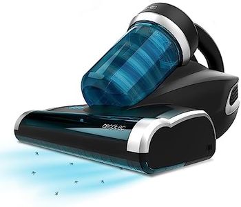 Cecotec Aspirador de Colchones y Tapicerías Conga 7000 Mattress. 700 W, 12 kPa, Incluye luz Ultravioleta UV-C, Tecnología con Cepillo Motorizado para Eliminar Ácaros, Tecnología de Aire Caliente