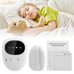 Wireless Bedwetting Alarm,Rechargeable Bed Wetting Alarm for Children with Sounds and Vibration,Night Potty Training and Overcoming Bedwetting for Kids and Elderly
