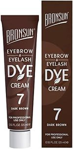 Bronsun Eyelash & Eyebrow Tint Cream Dye 15ml #7 Dark Brown