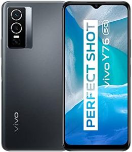 vivo Y76 Smartphone sin Contrato, Teléfono móvil con Tarjeta SIM Dual 5G y batería de 4100 mAh, 8 GB + 256 GB, Android 11, Cámara Principal de 50 MP, Carga rápida de 44 W