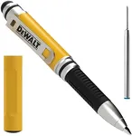 DEWALT Heavy Duty 3-in-1 Mini Stylus Pocket Pen, Tablet Pens for iPad, EDC Touch Screen Pens, Ballpoint w/Touchscreen Tip, Keypad Tip, Compatible iPhone Stylus Pen, Extra Ink Cartridge, Gifts for Dad