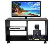 TVASTE Engineered Wood Tv Table | Display Decor Shelf Storage Cabinet | Visual Feature of a Room | Comfort and Usability | Home Decoration, Modern Table (Wenge Finish_55cm x 90cm)