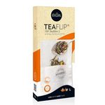 Finum Disposable Large Size Tea Bag Filters, 100-Pack, White