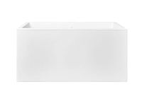 elho Vivo Next Long 80 - Large Planter for Indoor & Outdoor - 100% Recycled Plastic - L 78.0 x H 37.9 cm - White/White