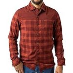Club Ride Apparel Men's Mahalo Flannel - Long Sleeve Cycling Jersey - Auburn - Large