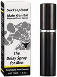 Desensitizing Delay Spray for Men, Delay Spray for Him, desensitized Cream Men Sexual Enhancer for - Men to Last Longer in Bed, Help Maximized Sensation and Time, 0.17FlOz