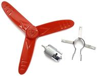 SP Electron One For All Combo of 12V RS555 high Torque high Speed Motor 6 inches Propeller and Mounting Clip