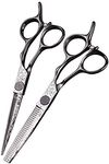 High End Hair Scissors Professional Hair Cutting Scissors Thinning Shears Kit 6" Premium Barber Supplies/Accessories Japanese VG-1 SS Steel Barber Scissors Tijeras de Peluqueria Profesional