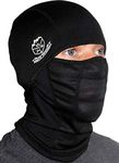 Savvy Touring Winter Balaclava Warm Ski Mask for Men and Women - The Pursuit, (Black)