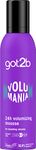 Got2b Volumania Bodifying Hair Mousse, 24 hour Volumizing Hold, 250ml