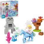 LEGO DUPLO Disney Elsa & Bruni in the Enchanted Forest, Frozen 2 Learning Toy for 2 Plus Year Old Toddlers, Girls & Boys, with 4 Characters Incl an Els Mini-Doll Figure, Birthday Gift Idea 10418