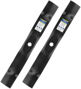 GICOOL GX22151 GY20850 Mower Blades Compatible with John Deere D110, D130, D100, D105, D125, S100, E100, LA105, LA115, LA125 Lawn Tractors, 2-Pack
