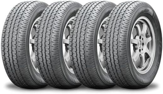 ST175/80R13 Load Range C 6 Ply Tectonic ST Tire Trailer Tire Set of 4 | Tectonic Road Rider Trailer Radial Tire | DOT Approved HD Trailer Tires | 175 80 13 | 175/80R13 Tire Only | Set of 4 Tires