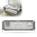 DealnaStar Bed Rail for Toddlers,80"/203cm Baby Bed Rail Guard,Upgrade Adjustable Kids Bed Rail,Universal Safety Baby Bed Side Rail Guard for Twin,Full,Queen,King,Cal King Size.