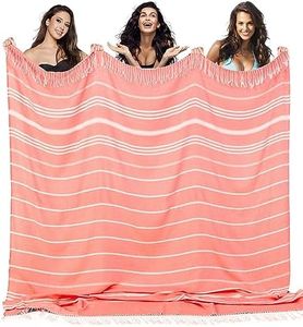 Extra Large Throw Blanket Giant Turkish Beach Towel Airplane Travel Essentials Camping Gear Must Haves Accessories Flight Hawaii Honeymoon Summer Vacation Stuff Camper Roadtrip Road Trip Gadgets