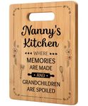 Nanny Gifts, Nanny Birthday Gifts, Nanny Christmas Gifts - Handmade Bamboo Cutting Board, Nanny Mothers Day Gifts, Best Gifts for Nanny from Grandchildren, Kitchen Gifts for Nanny