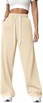 PINSPARK Sweatpants Women Wide Leg 