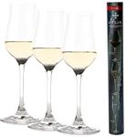 Atzin Tequila Sipping Glass - Set of 3 - Reposado/Aged Tequila Tasting Glasses - Evolution of Tequila Shot - Increased Resistance- Dishwasher Safe - Gift Ready Pack