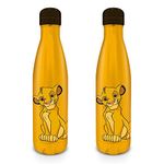 Pyramid International Disney The Lion King Metal Drinks Bottle (Simba Design) 19oz / 540ml Water Bottle - Official Merchandise