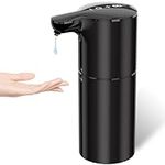 YIKHOM Automatic Liquid Soap Dispenser, Touchless 8-Level Adjustable Hand Sanitizer Dispenser, IPX6 Waterproof, USB C Rechargeable 2000mAh Battery, Motion Sensor Soap Dispenser for Kitchen Bathroom