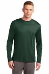 Clothe Co. Long Sleeve Workout Shirts for Men, Dry Fit Shirts for Men, Long Sleeve Gym Shirts Men (Available in Big & Tall), Forest Green, X-Large