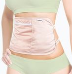 Castor Oil Pack, Reusable Cotton Castor Oil Packs for Liver Detox, Less Inflammation and Less Mess Castor Oil Pack Wrap Compress with Soft Ties for Deep Sleep (Castor Oil Not Included)