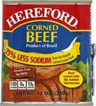 Hereford Corned Beef with 25% Less Sodium, 12 Ounce