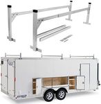 StarONE Adjustable Aluminum Trailer Ladder Rack Fit for Open and Enclosed Trailers