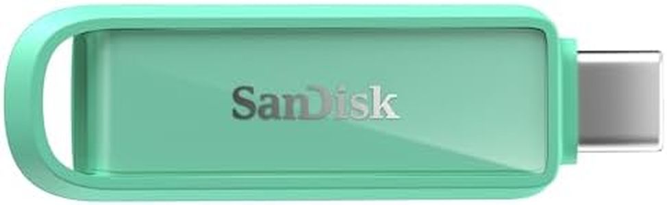 SanDisk 256GB Phone Drive with USB Type-C - for Smartphones, Tablets, and Computers - Up to 150MB/s, USB 3.2 Gen 1 - Seafoam Green - SDIXS0N-256G-GN6NQ