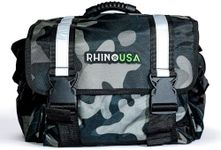 Rhino USA Recovery Gear Storage Bag (CAMO)- Ultimate Recovery Kit Bag for Organization in Your Vehicle - Use With Your Tow Strap, Shackles, Snatch Block or Anything You Desire - Guaranteed For Life!