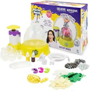 Doctor Squish: Squishy Maker, New Shiny Glitter Station Maker, Decorate with Confetti, Sparkles & Colored Ink, Variety of Sizes, Just Add Water to Make Your Own Slime, Amazon Exclusive, For Ages 8+