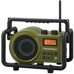 Sangean TB-100 (Toughbox) AM/FM/AUX-In Ultra Rugged Digital Tuning Rechargeable Radio (Green)
