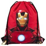 Marvel Comics - Sakky Kids Iron Man Drawstring Bag - School Bag for Kids - Official Merchandise Gift for Boys