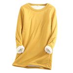 Keepink Ladies Jumpers Thick Fleece Tops Sweatshirts Winter Velvet Warm Loungewear Loose Casual Pullover Soft Comfy Sweater Tunic Sweat Shirts Hoodies for Women UK Cheap