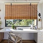 ALIMOO Bamboo Blinds, Bamboo Roll U