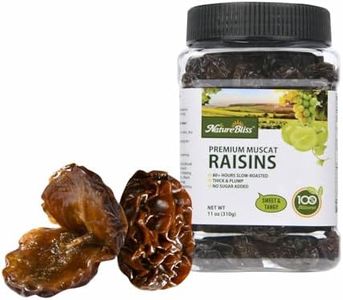 Naturebliss Premium Muscat Raisins, Nutrient-Rich Grape Dried Fruit Snacks, Chewy Texture, Natural Rose Aroma, No Sugar Added, No Preservatives, Healthy Power Gummy Snack (11 OZ/Pack of 1)