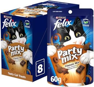 FELIX Adult Cat Treats Classic Party Mix 8x60g