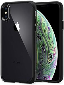 Spigen Funda Ultra Hybrid Compatible con iPhone XS y Compatible con iPhone X - Negro