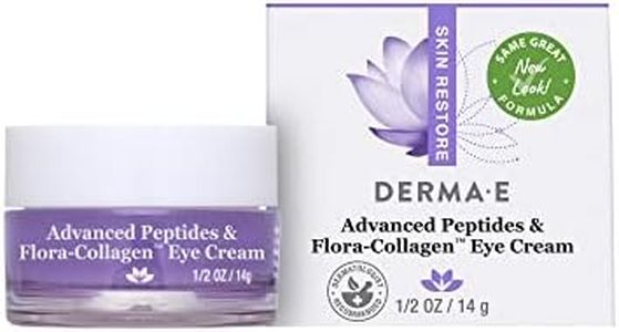 DERMA E Advanced Peptides and Collagen Eye Cream, 1/2oz