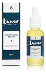 Night Elixir Serum by Lunar Glow. An Anti Ageing Facial Oil, Tocopherol Oil, Hyperpigmentation Night Repair Serum for your Face and Skin 30ml.