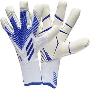 adidas Predator Edge GL PRO Hybrid Goalkeeper Gloves Size 10.5 Hi Res Blue/White