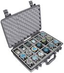 Case Club Waterproof 18 Watch Travel Case