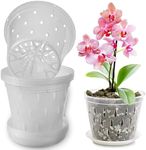 SAHENITEANA 4 Packs Orchid Pots for