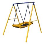 Zero Gravity Kids Swing Set With Sturdy Metal Frame. Garden Fun For Up To 2 Children (Magic Carpet)