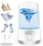 Portable Mini Washing Machine | Compact Deep Cleans Underwear, Baby Clothes, Small Laundry | Lightweight for Apartment, Dorm, Hotel, Travel & Camping | Quiet Energy-Efficient (White)