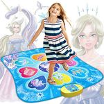 SUNLIN Dance Mat, Gifts Toys for Girls 3 4 5 6 7 8 Years Old, Frozen Unicorn Theme Toys, Dance Pad with 7 Game Modes, 5 Challenge Levels, 9 Built-in Music, Birthday Gifts for Girl Ages 3-10