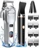 oneisall Dog Clippers & Paw Trimmer 3 in 1 Grooming Kit, Dog Clippers Professional for Thick Hair with Stainless Steel Blade, IPX7 Waterproof Cordless Pet Shaver