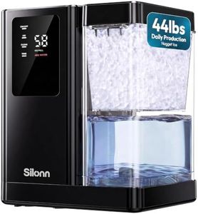 Silonn Countertop Nugget Ice Maker, 40 Lbs Daily Ice Production with 3L Removable Water Tank, Self-Cleaning Pebble Ice Machine, 12H Timer, Quiet 40 dB Operation for Home, Office & Parties