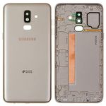 BACKER THE BRAND Back Panel Replacement Battery Housing Full Body Panel - for Samsung Galaxy J8 - Gold