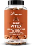 Vitex Pure 400 Mg Chasteberry – Natural PMS Support, Balance Hormones, Regulate Cycle, Promote Skin Health – Full-Spectrum & Standardized – 60 Vegan Soft Capsules